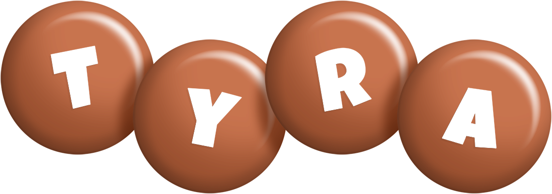 Tyra candy-brown logo