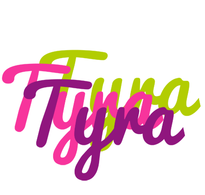 Tyra flowers logo
