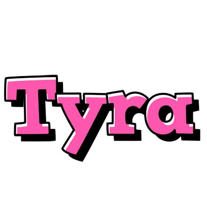 Tyra girlish logo
