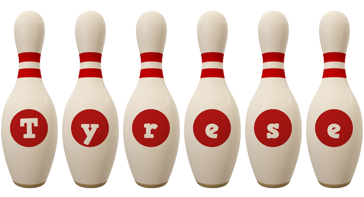Tyrese bowling-pin logo