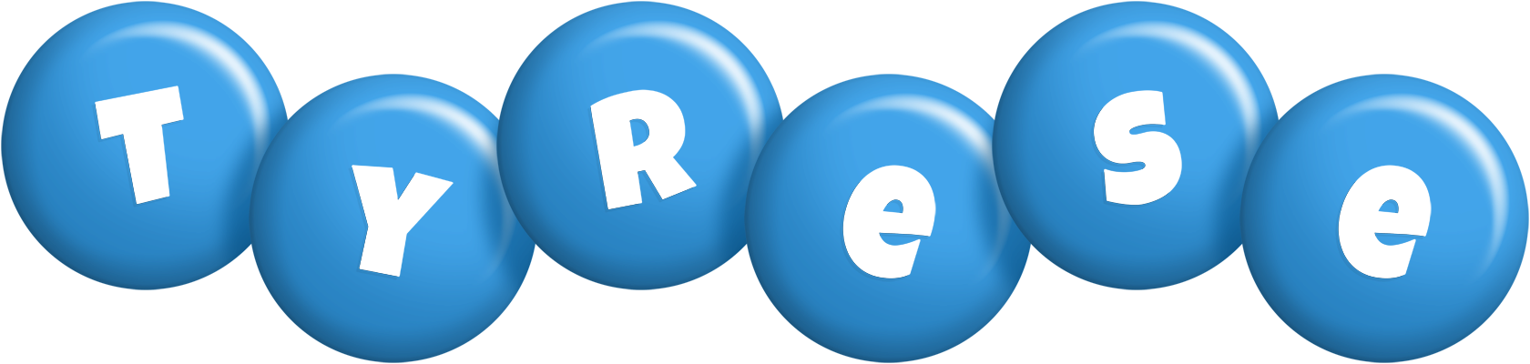 Tyrese candy-blue logo
