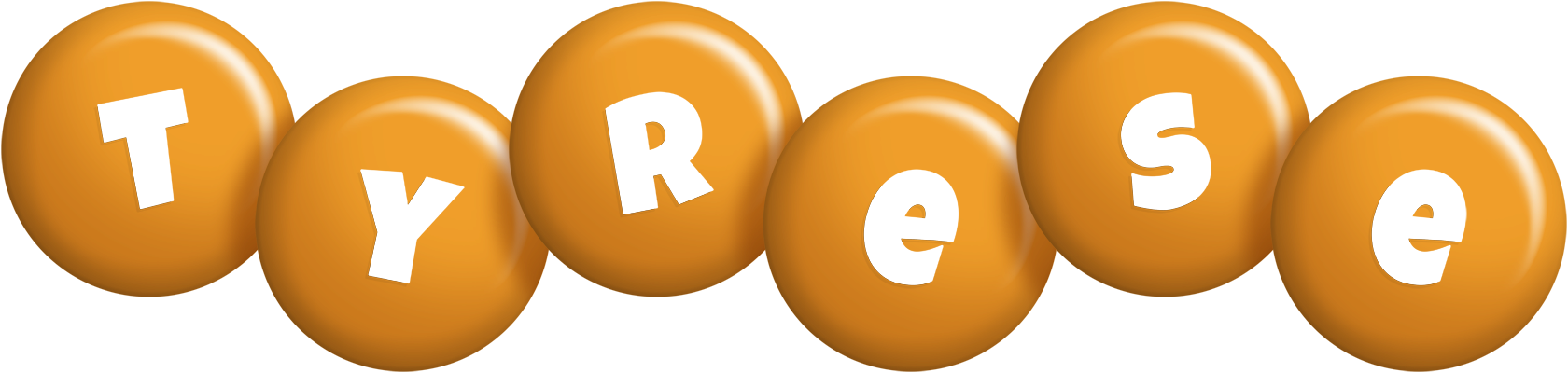 Tyrese candy-orange logo