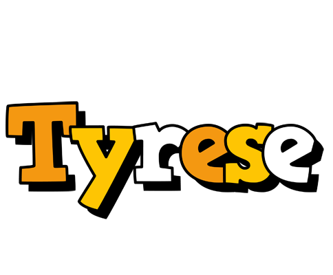 Tyrese cartoon logo