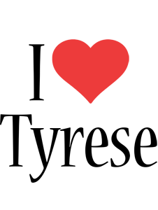 Tyrese i-love logo