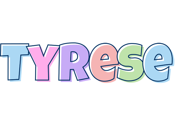 Tyrese pastel logo