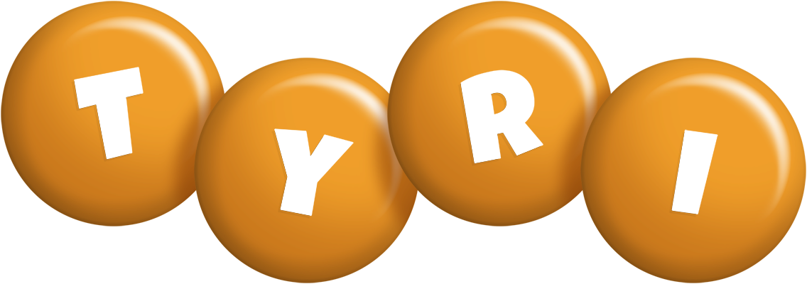 Tyri candy-orange logo
