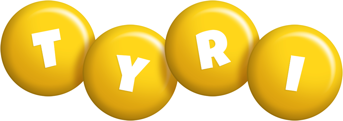Tyri candy-yellow logo