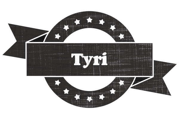 Tyri grunge logo