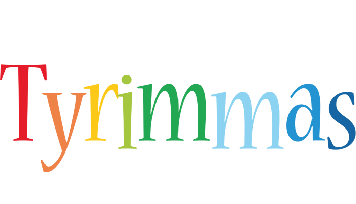 Tyrimmas birthday logo
