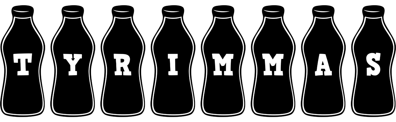 Tyrimmas bottle logo