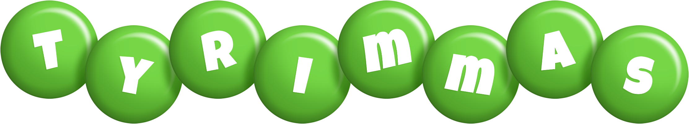 Tyrimmas candy-green logo