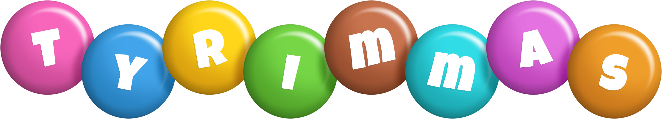 Tyrimmas candy logo