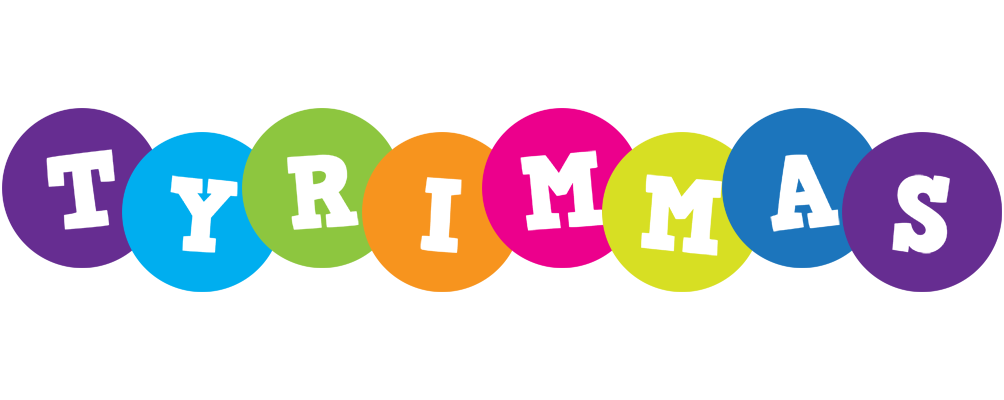 Tyrimmas happy logo