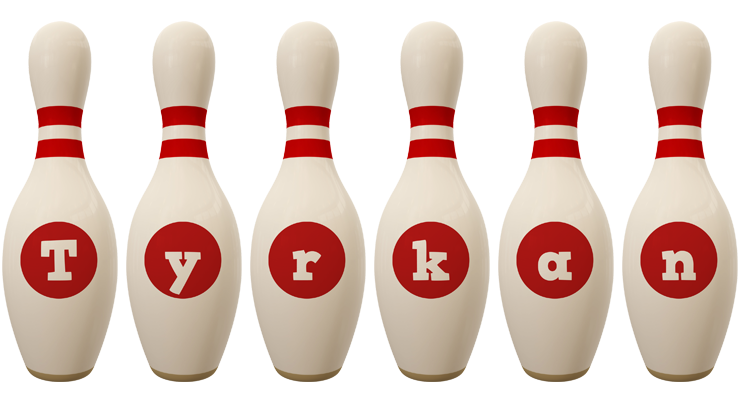 Tyrkan bowling-pin logo
