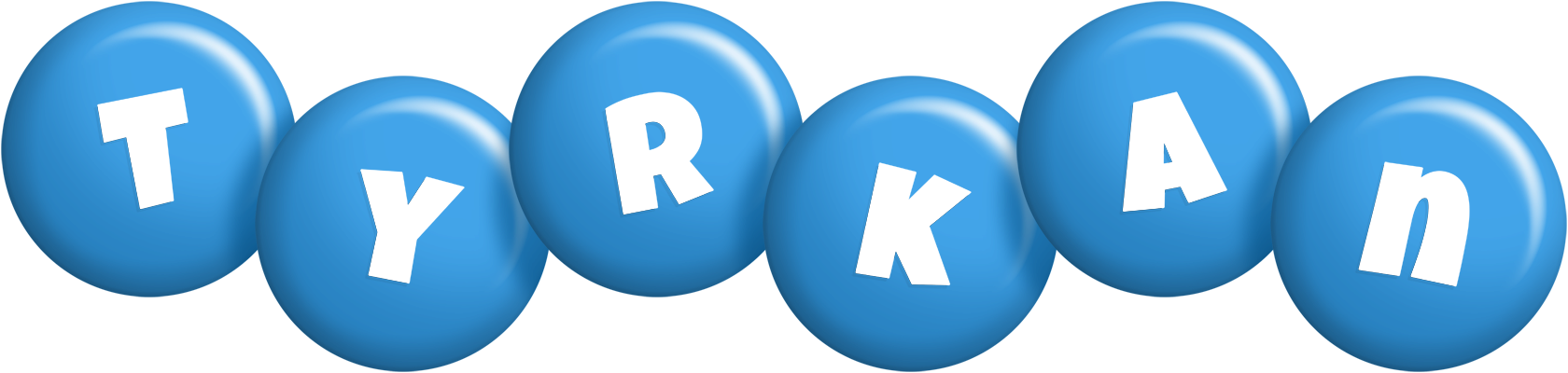 Tyrkan candy-blue logo