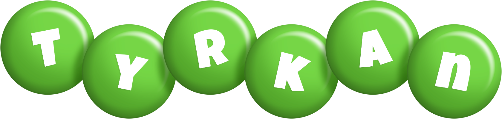 Tyrkan candy-green logo