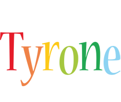 Tyrone birthday logo