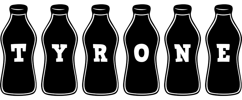 Tyrone bottle logo