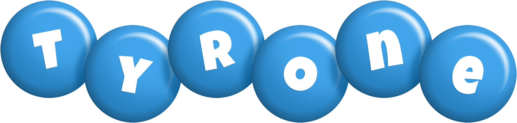 Tyrone candy-blue logo