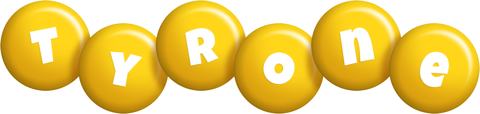 Tyrone candy-yellow logo