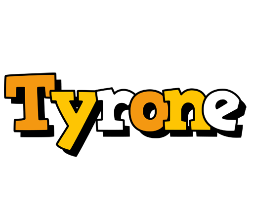 Tyrone cartoon logo