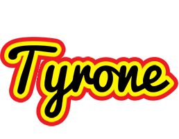 Tyrone flaming logo