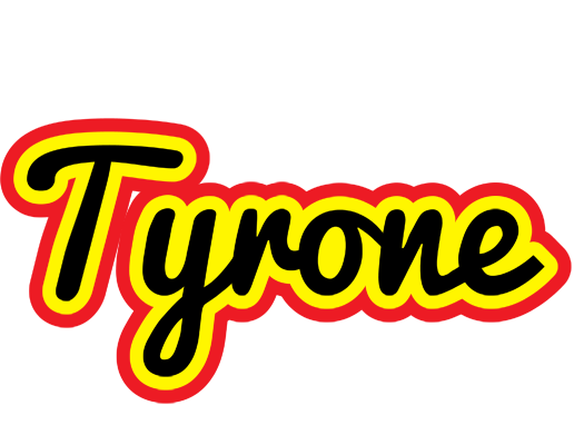 Tyrone flaming logo