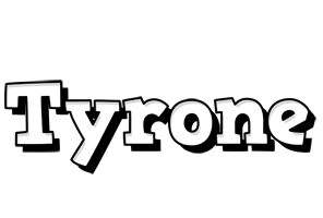 Tyrone snowing logo