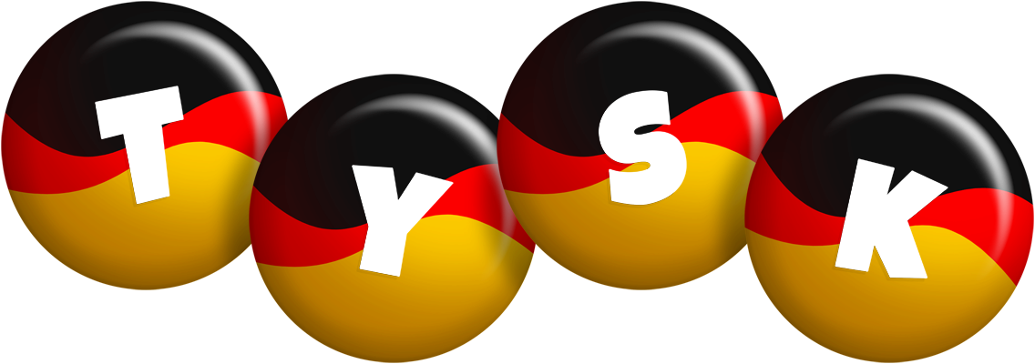 TYSK logo effect. Colorful text effects in various flavors. Customize your own text here: https://www.textgiraffe.com/logos/german/