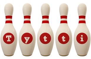 Tytti bowling-pin logo