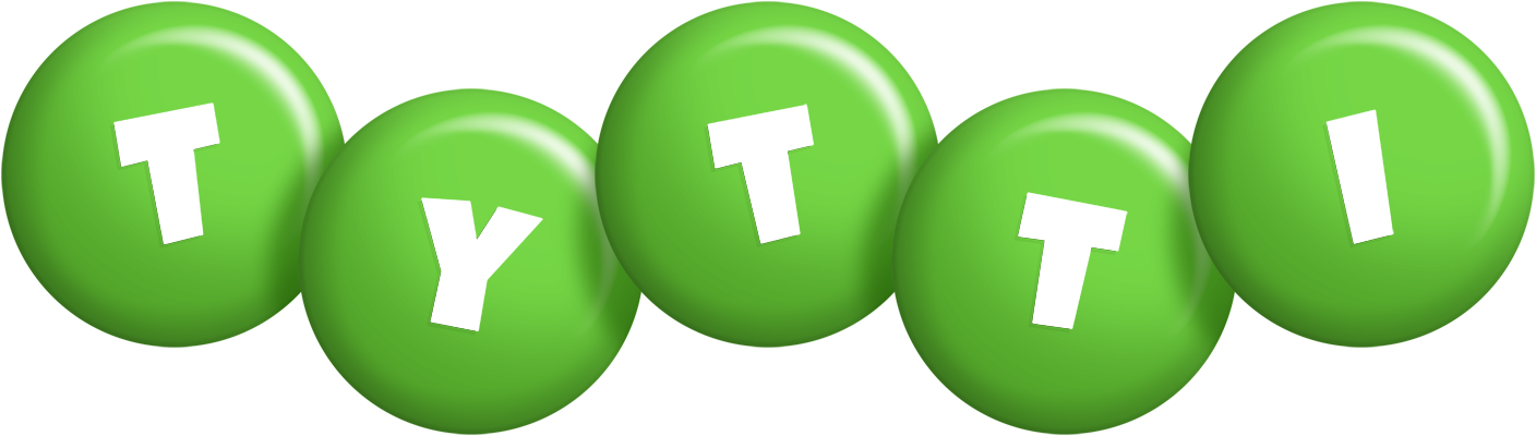Tytti candy-green logo