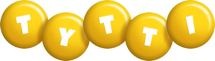 Tytti candy-yellow logo