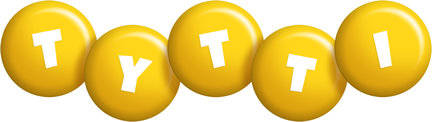 Tytti candy-yellow logo