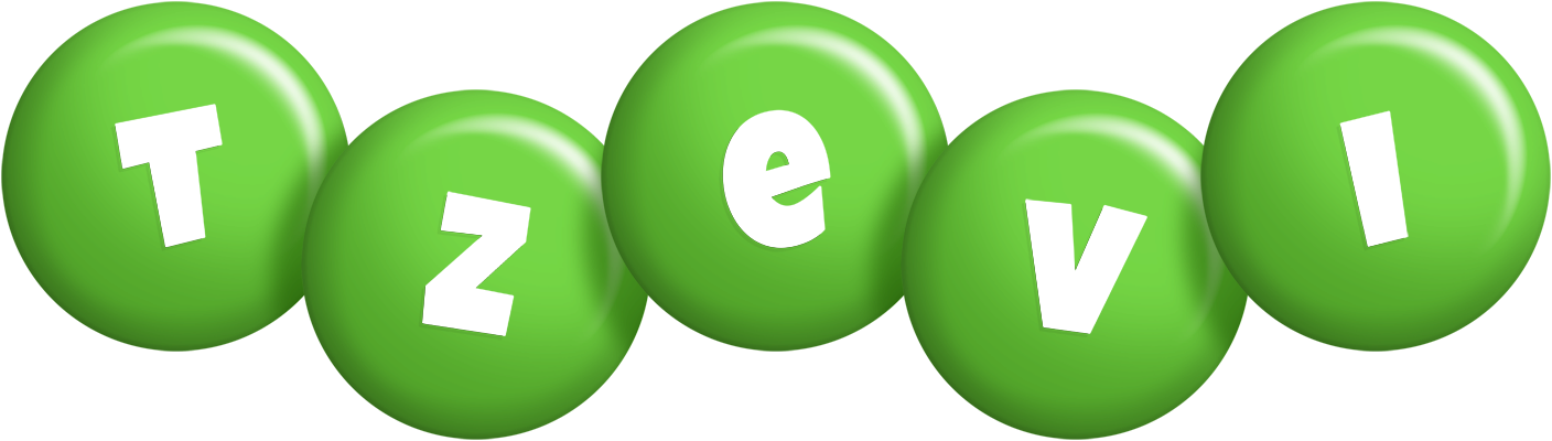 Tzevi candy-green logo