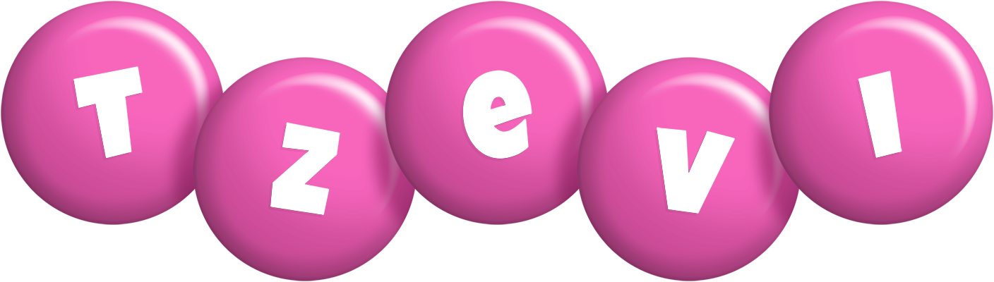 Tzevi candy-pink logo