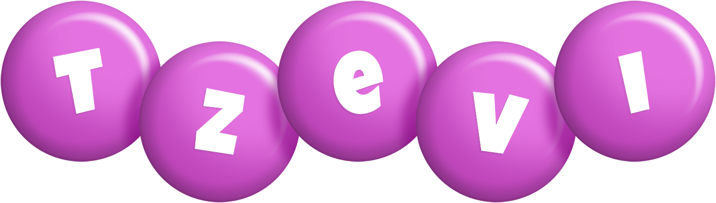 Tzevi candy-purple logo
