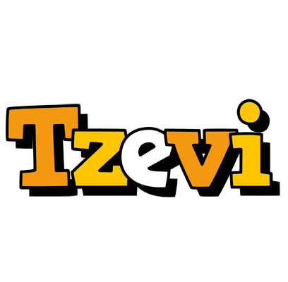 Tzevi cartoon logo