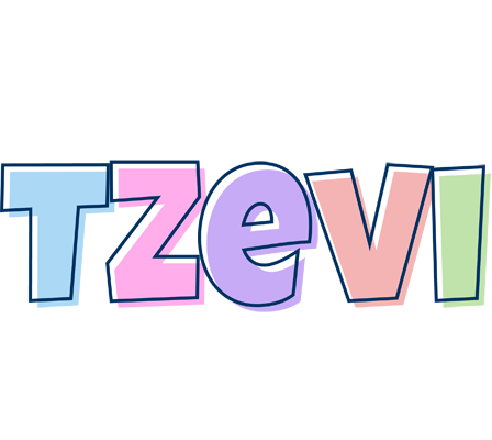 Tzevi pastel logo