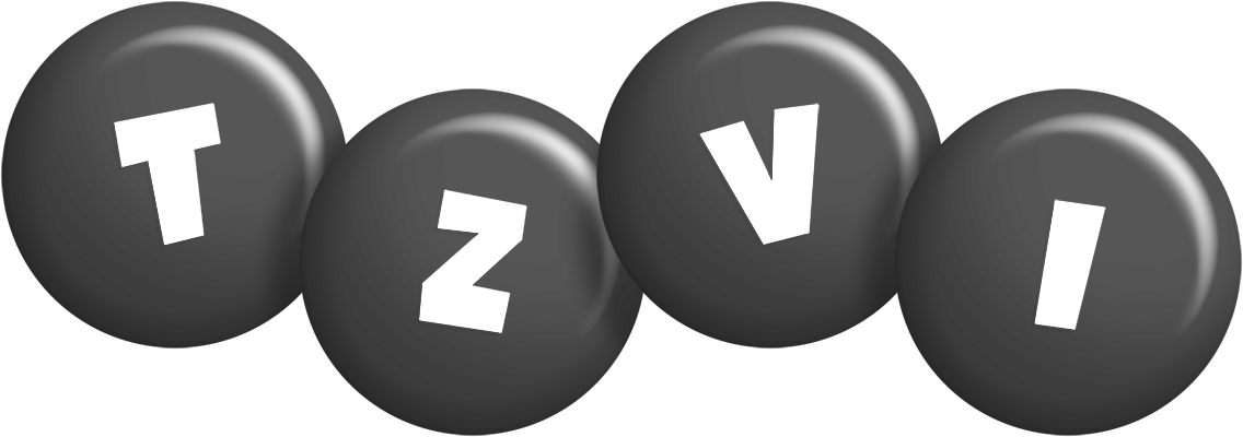 Tzvi candy-black logo