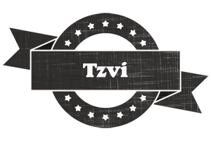 Tzvi grunge logo