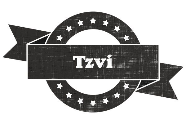 Tzvi grunge logo