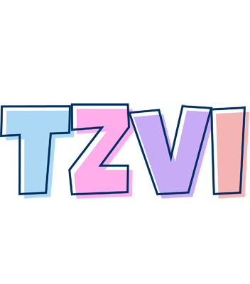 Tzvi pastel logo