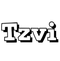 Tzvi snowing logo