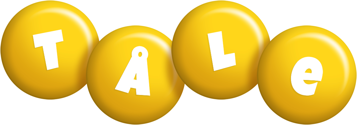 Tåle candy-yellow logo