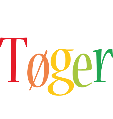 Tøger birthday logo