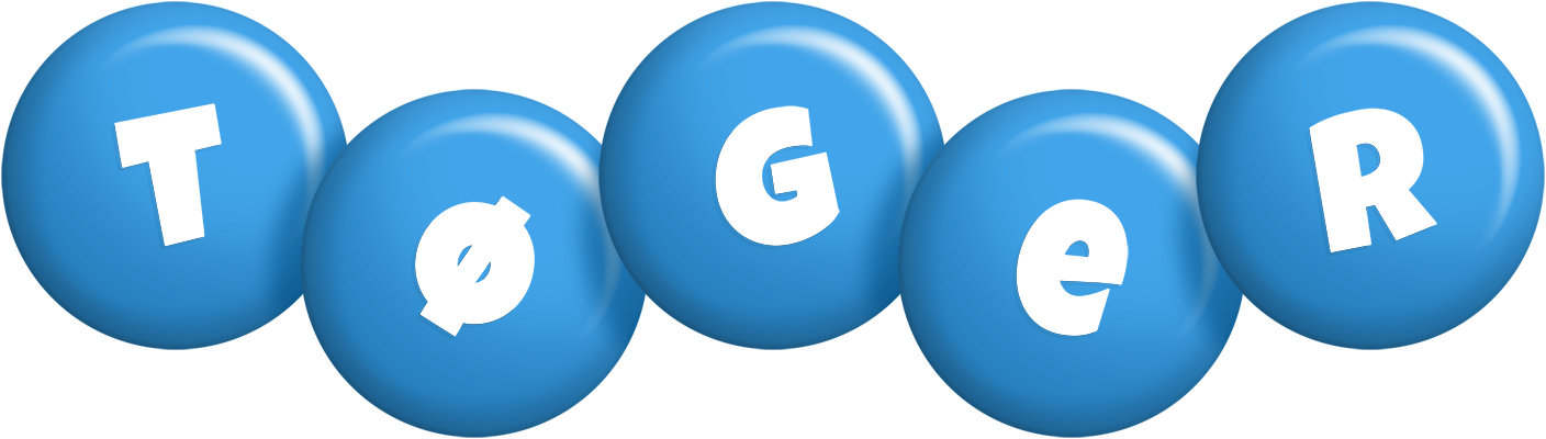 Tøger candy-blue logo