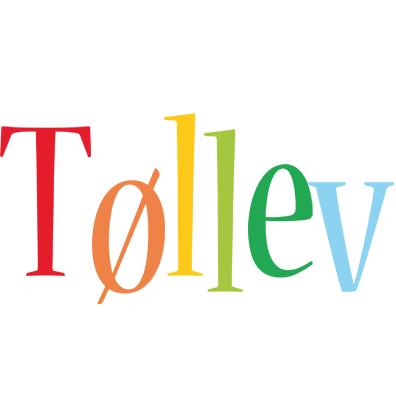 Tøllev birthday logo