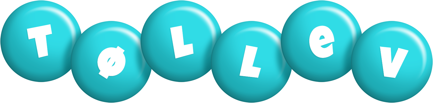 Tøllev candy-azur logo