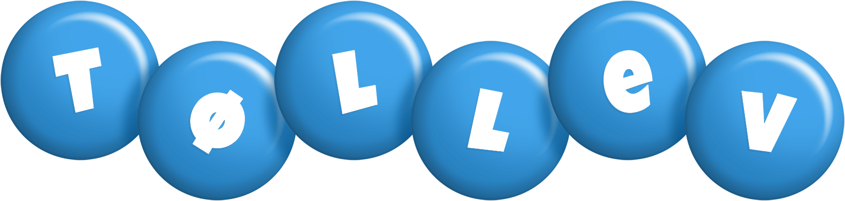 Tøllev candy-blue logo