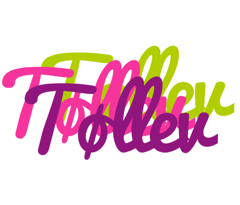 Tøllev flowers logo